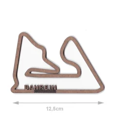 Circuit automobile _ Bahreïn _ décoration murale en bois<Vitrine du Monde Collection Cheap