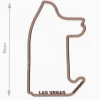 Circuit automobile _ Las Vegas _ décoration murale en bois<Vitrine du Monde Collection Clearance