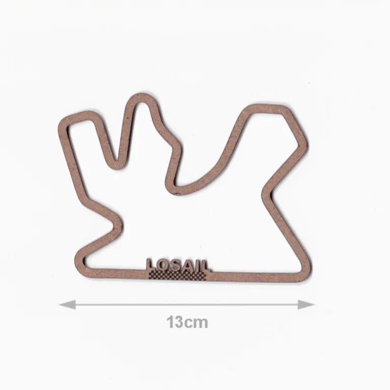 Circuit automobile _ Losail _ décoration murale en bois<Vitrine du Monde Collection Flash Sale