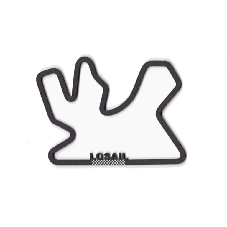 Circuit automobile _ Losail _ décoration murale en bois<Vitrine du Monde Collection Flash Sale