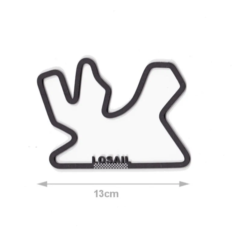 Circuit automobile _ Losail _ décoration murale en bois<Vitrine du Monde Collection Flash Sale