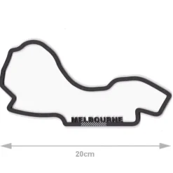 Circuit automobile _ Melbourne _ décoration murale en bois<Vitrine du Monde Collection Best Sale