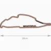 Circuit automobile _ Montréal _ décoration murale en bois<Vitrine du Monde Collection Flash Sale