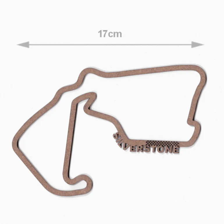 Circuit automobile _ Silverstone _ décoration murale en bois<Vitrine du Monde Collection Best