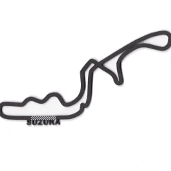 Circuit automobile _ Suzuka _ décoration murale en bois<Vitrine du Monde Collection Best Sale
