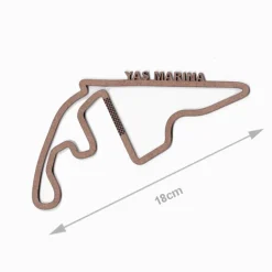 Circuit automobile _ Yas Marina _ décoration murale en bois<Vitrine du Monde Collection Clearance