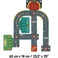 Circuit de routes géant "City Circuit" Crazy Motors 5497<Djeco Best