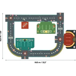 Circuit de routes géant "City Circuit" Crazy Motors 5497<Djeco Best