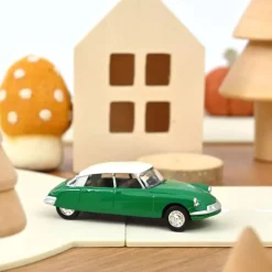 Citroën DS 19 1958 Verte avec toit blanc classic - 1/58<NOREV Flash Sale