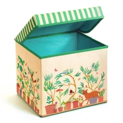 Coffre à jouets siège pour enfant "Jardin" 4483<Djeco Fashion
