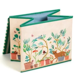 Coffre à jouets siège pour enfant "Jardin" 4483<Djeco Fashion