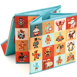 Coffre à jouets siège pour enfant "Stars" 4489<Djeco Outlet