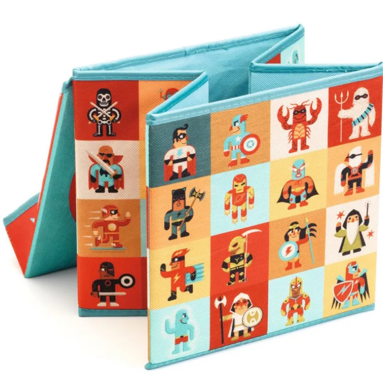 Coffre à jouets siège pour enfant "Stars" 4489<Djeco Outlet