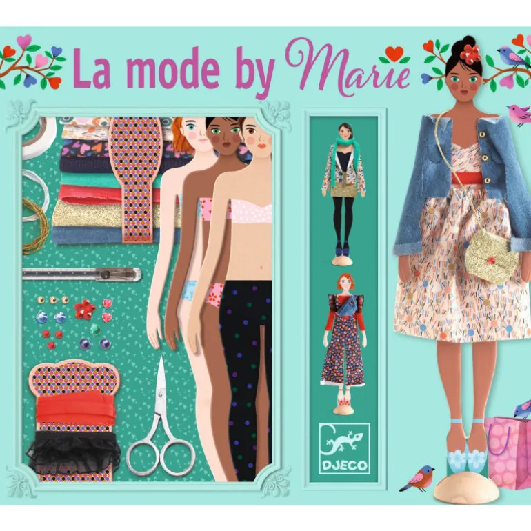 Coffret atelier de mode "La mode by Marie" 9335<Djeco Outlet