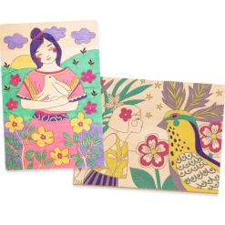 Coffret coloriage sur bois "Sweet girls" 8738<Djeco Cheap