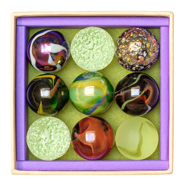 Coffret de 9 billes calots "Forêt magique" Billes & Co<Billes & Co Outlet