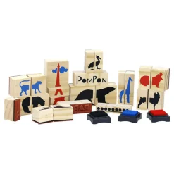 Coffret de tampons de l'artiste sculpteur Pompon 9105<VILAC Flash Sale