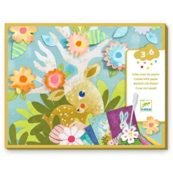 Coffret dessin "Créer avec du papier buvard" 0082<Djeco Hot