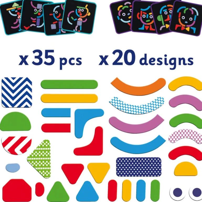 Coffret géoforme personnages, 3136<Djeco Best