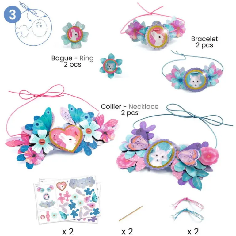 Coffret multi-activités pour enfant "Nymphea" DIY 7934<Djeco Cheap