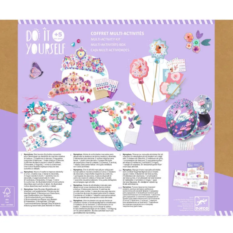 Coffret multi-activités pour enfant "Nymphea" DIY 7934<Djeco Cheap