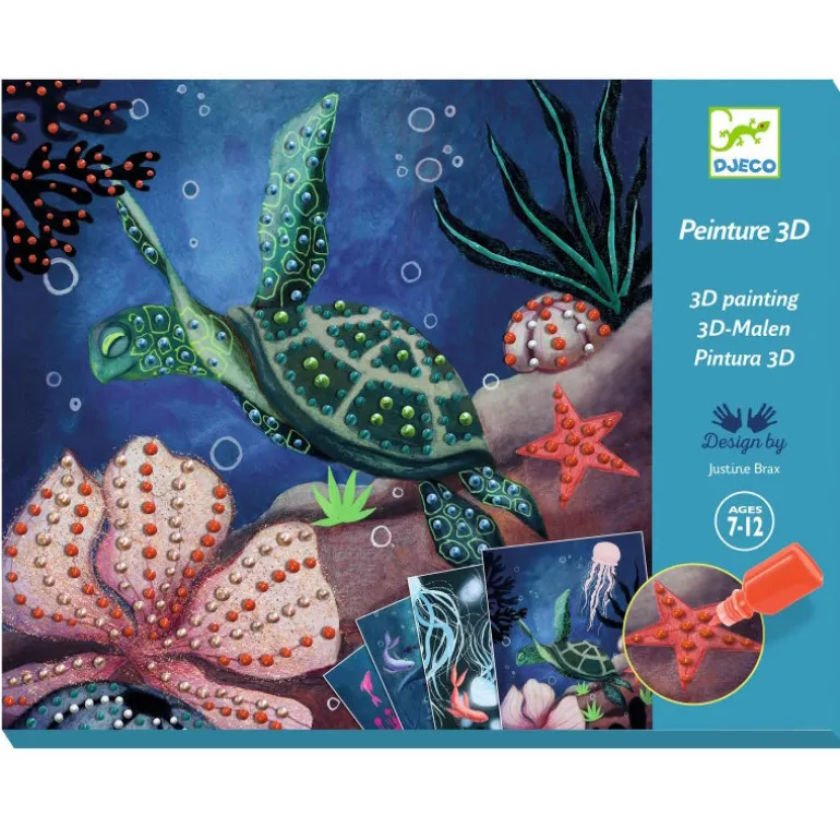 Coffret peinture 3D "Abysses" 8958<Djeco Online