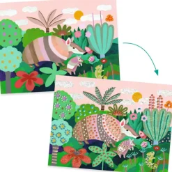 Coffret peinture 3D "Forêt tropicale" 8968<Djeco Fashion