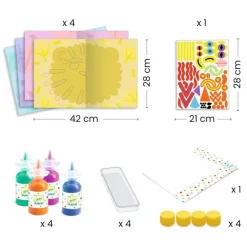 Coffret peinture en symétrie "A caresser" 0080<Djeco Online