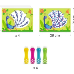Coffret pour dessiner des points "Des points c'est tout !" 0081<Djeco Cheap