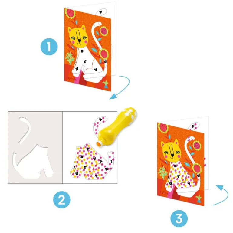 Coffret pour dessiner des points "Des points c'est tout !" 0081<Djeco Cheap
