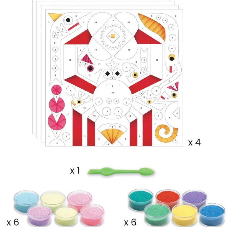 Coffret Sables colorés "Sea lights" 8679<Djeco Sale