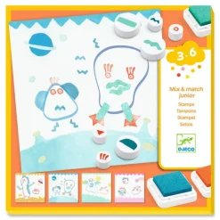 Coffret tampons "Là-haut" 9951<Djeco Cheap