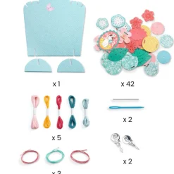Collier 3 rangs à créer "Flora" DIY 7994<Djeco New