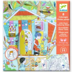 Coloriage à fenêtres "Les cabanes de Nina" 9683<Djeco Best Sale