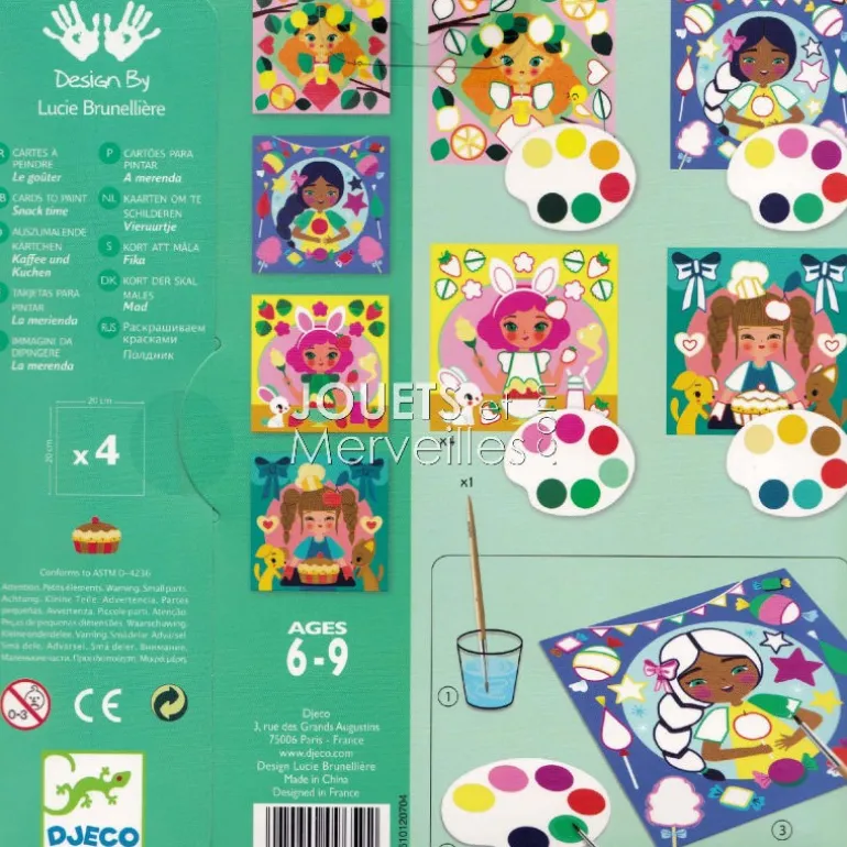 Coloriage velours Zoizos, loisir créatif DJO 9621<Djeco Fashion