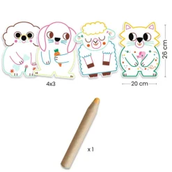 Coloriages à révéler "Animaux familiers" 0061<Djeco Cheap