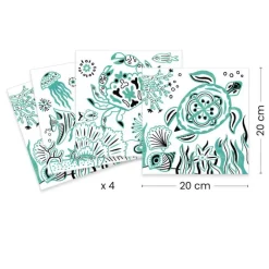 Coloriages brillants "Sous la mer" 9698<Djeco Shop
