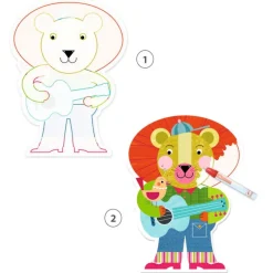 Coloriages magiques à l'eau "Animalolen" 9069<Djeco Best Sale