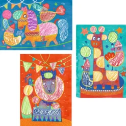 Coloriages pour les petits COLOR STOP "Fabuleux pochoirs" 8989<Djeco Best