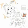 Coloriages surprise 3D 'En forêt' 9657<Djeco Clearance