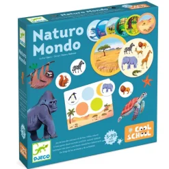 Cool School "Naturo Mondo" jeu de loto des animaux et de leur milieu naturel 0810<Djeco Discount