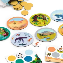 Cool School "Naturo Mondo" jeu de loto des animaux et de leur milieu naturel 0810<Djeco Discount