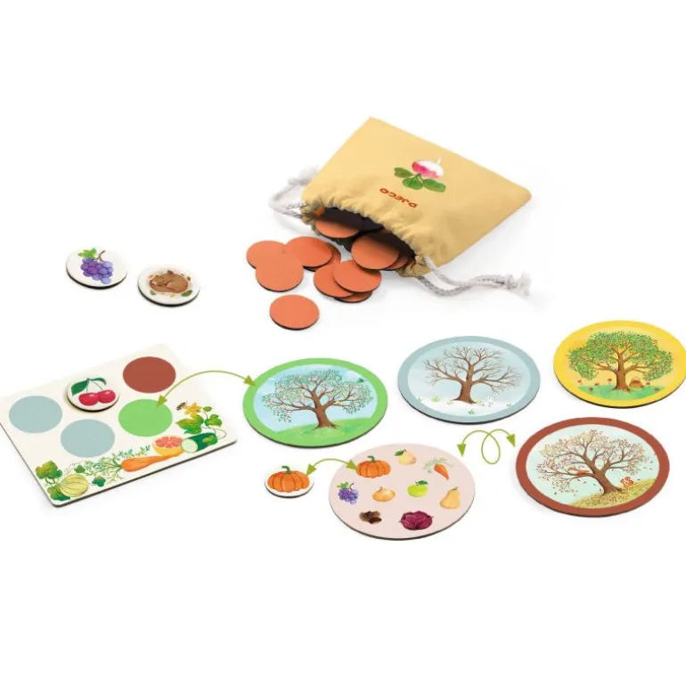 Cool School "Vegeto Mondo" jeu de loto des saisons 0809<Djeco Best