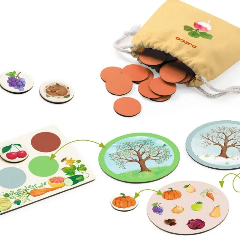 Cool School "Vegeto Mondo" jeu de loto des saisons 0809<Djeco Best