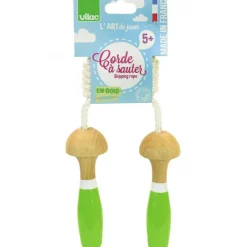 Corde à sauter en bois laqué verte 3008G<VILAC Online