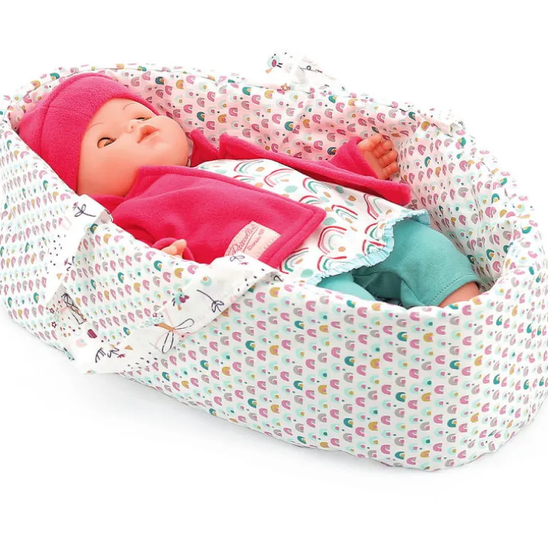 Couffin en tissu "Une histoire de fée" pour poupée de 36 cm<Petitcollin Shop