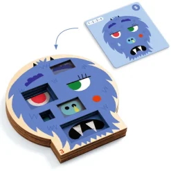 CRAZY FACES Jeu Sologic de 8591<Djeco Sale
