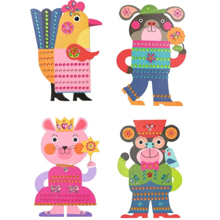 Créer avec des stickers "Eclatants" 0090<Djeco New