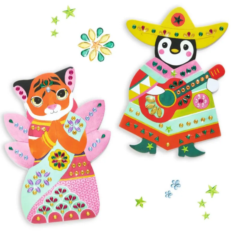 Créer avec des stickers "Brillants" 0091<Djeco Outlet