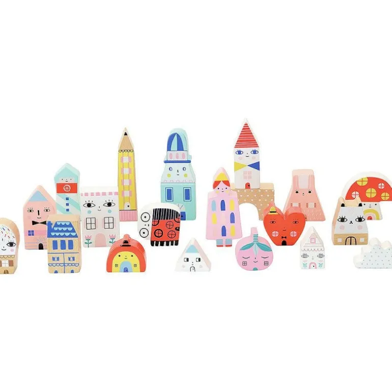 Cubes de la ville "Tiny City" de Suzy Ultman 8902<VILAC Outlet